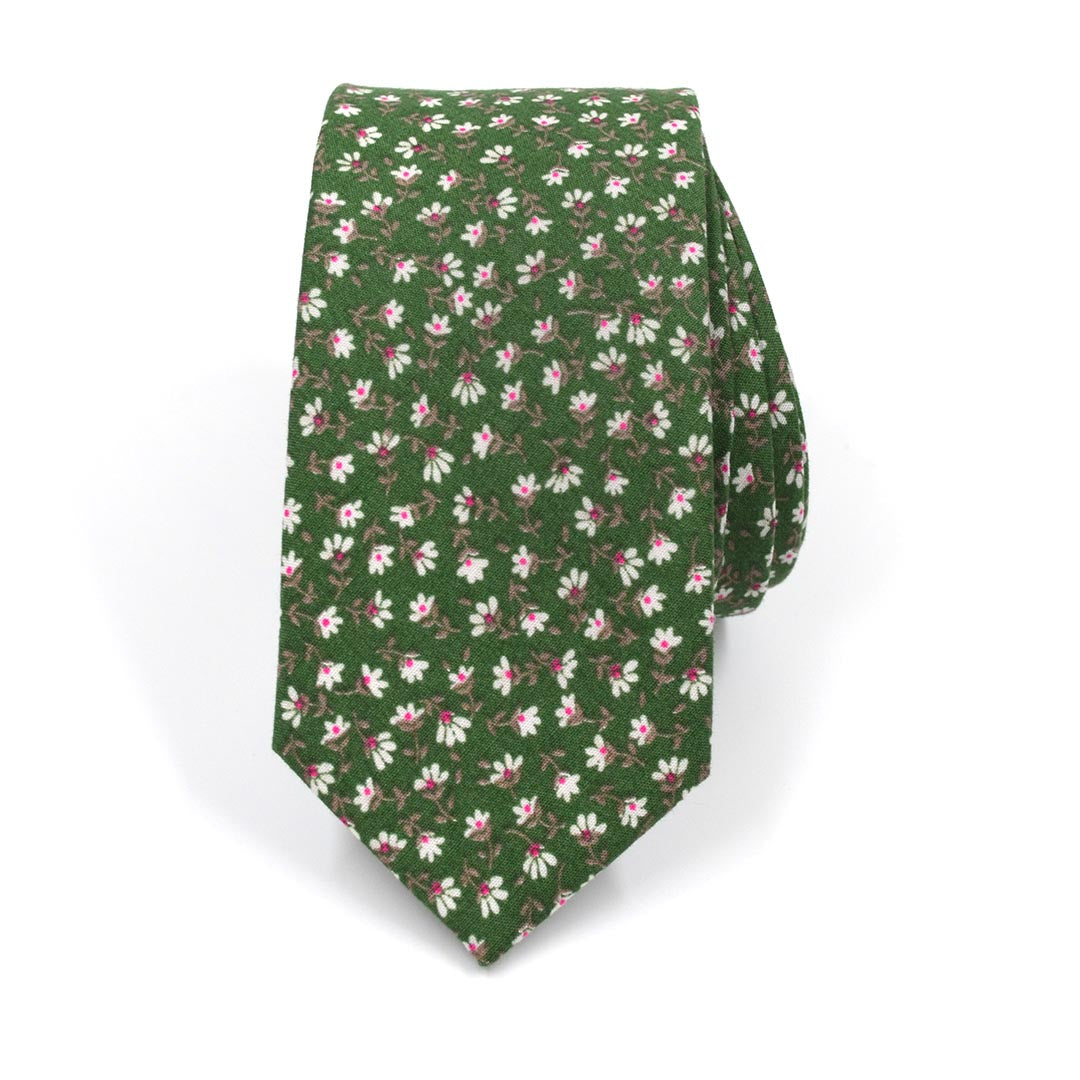 Floral Moss Blossoms Tie Art of The Gentleman