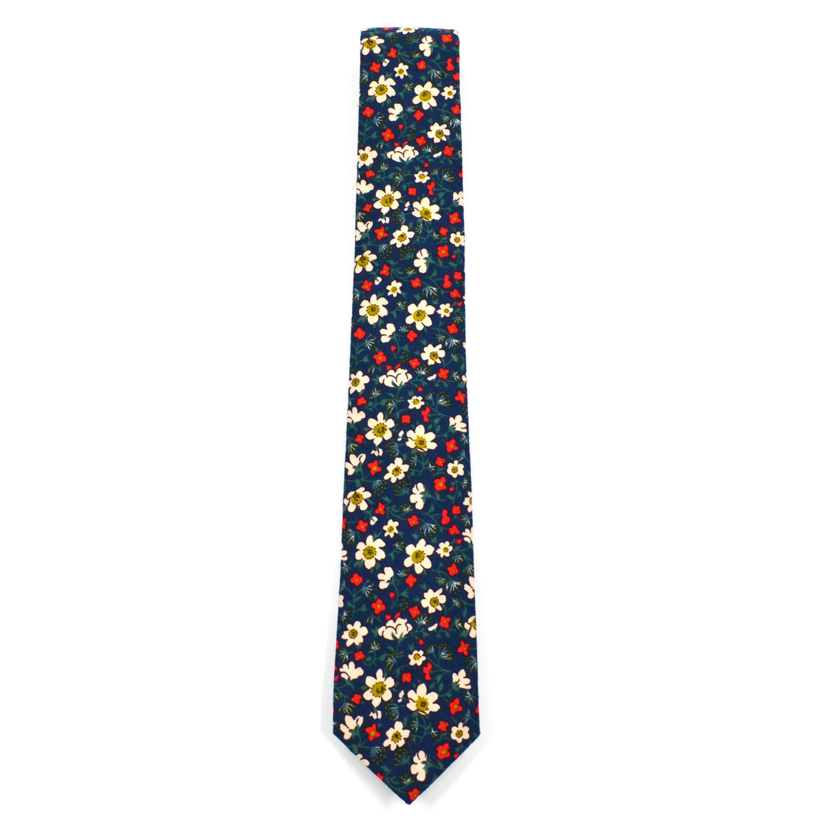Floral Oxford Blooms Tie