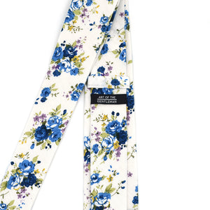 Floral Blueberry Tie Set