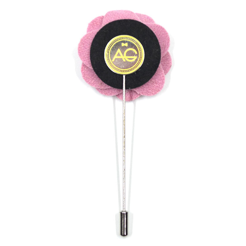 Lapel Pin - Floral Ivory Blush