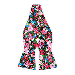 Floral Cotton Candy Self Tie  Bow Tie