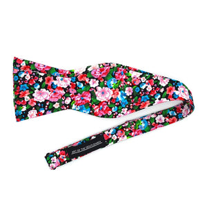 Floral Cotton Candy Self Tie  Bow Tie