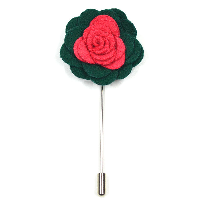 Lapel Pin - Floral Sherbet Crocodile