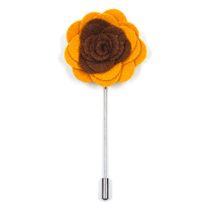 Lapel Pin - Floral Sunflower