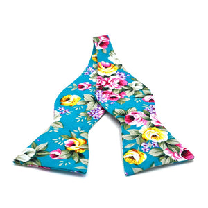 Floral Winter Fresh Self Tie Bow Tie