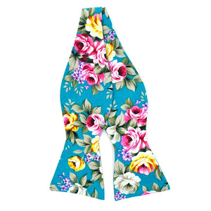 Floral Winter Fresh Self Tie Bow Tie