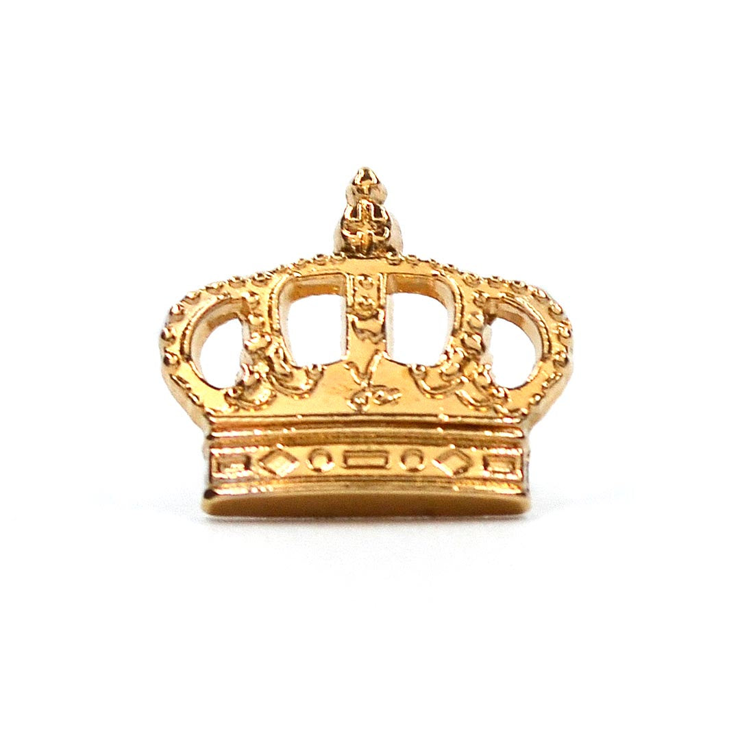 gold pin for dress Gold Crown Lapel Pin