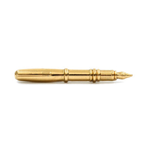 Gold Pen Lapel Pin