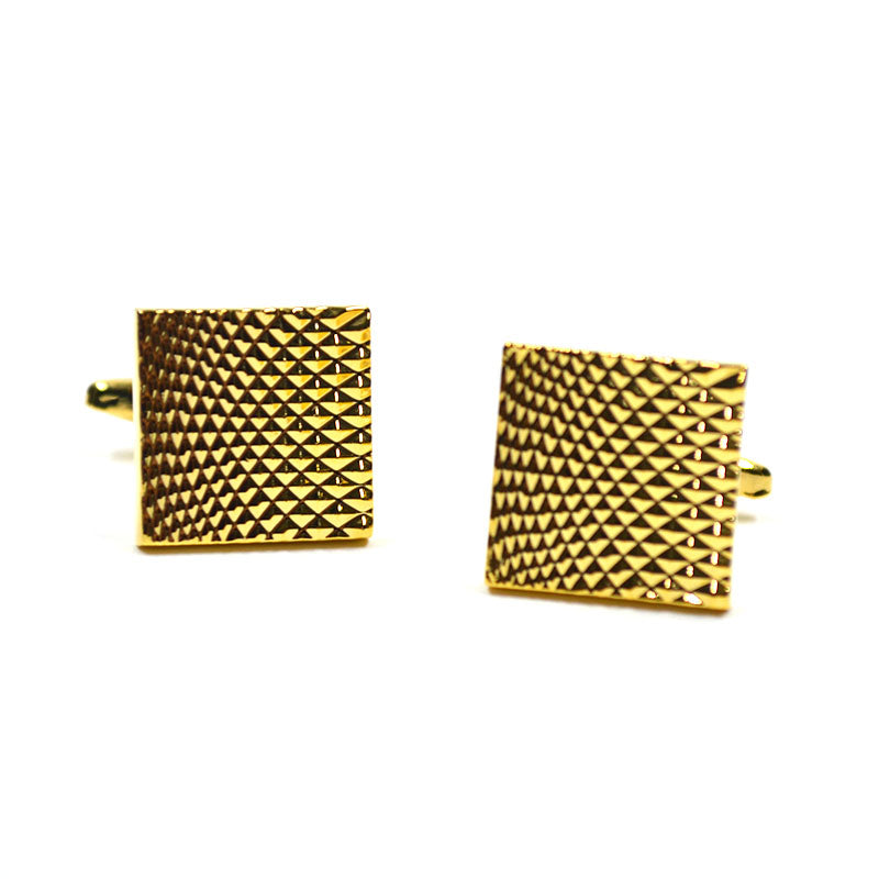 Gold Block Cufflinks