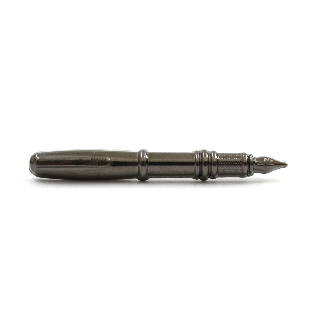 Gun Metal Pen Lapel Pin