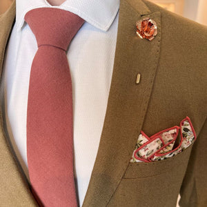 Solid Rust Tie Set