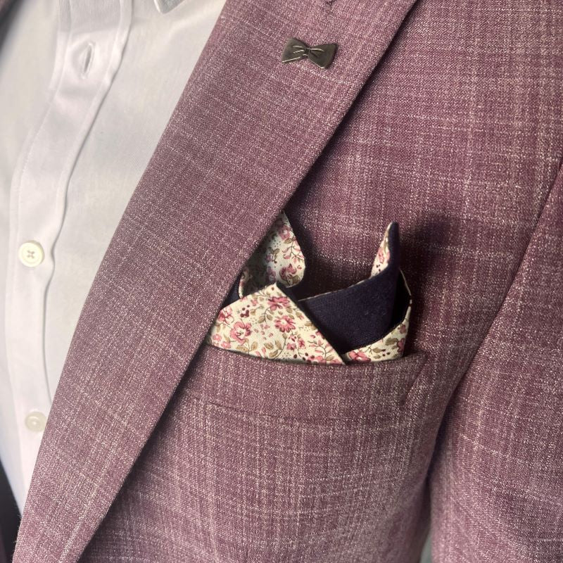 Bow Tie Antique Silver Lapel Pin