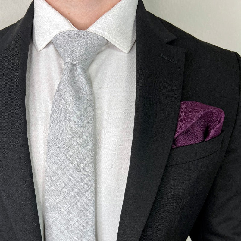 Purple Galaxy AOP Printed Pocket Square by TooLoud