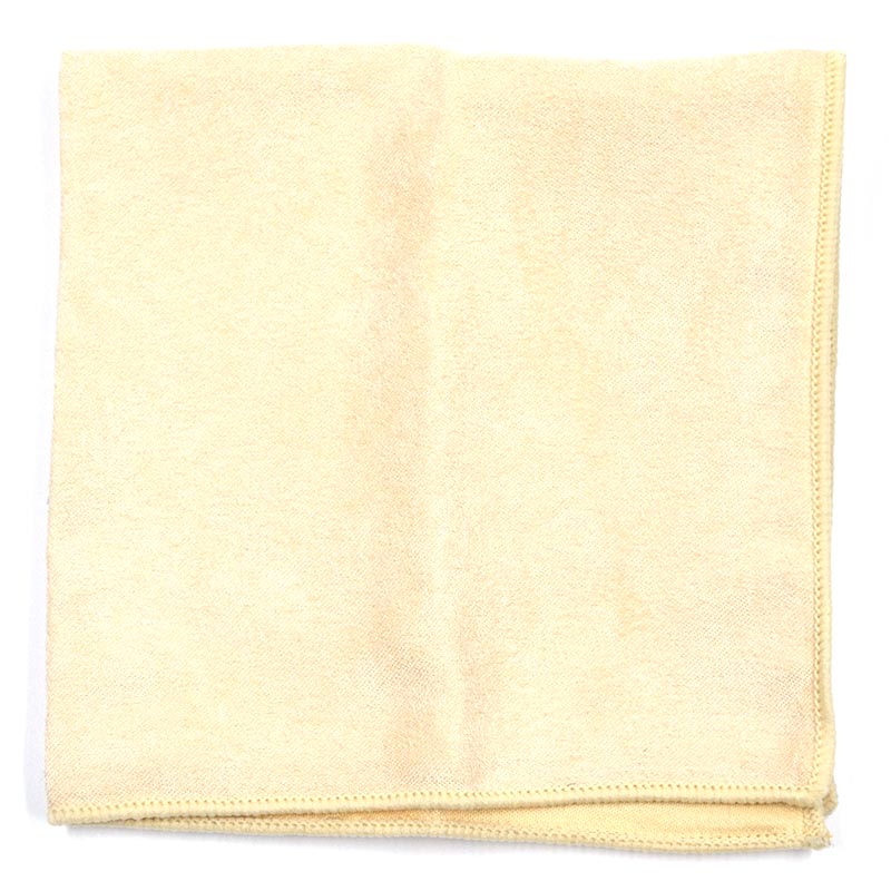 Solid Ivory Pocket Square