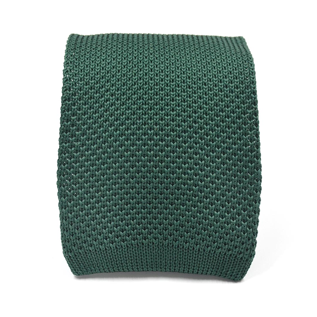Knitted Emerald Tie