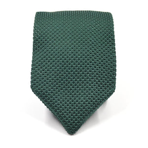 Knitted Point Emerald Tie