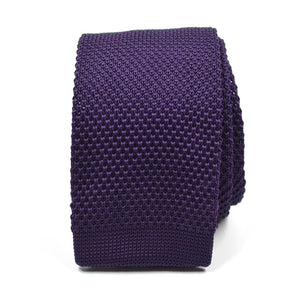 Knitted Purple Tie