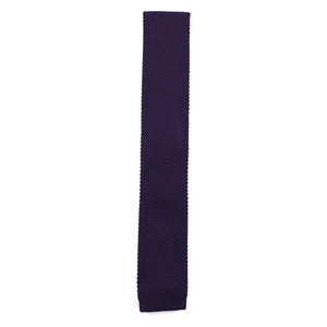 Knitted Purple Tie