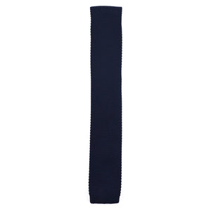 Knitted Navy Tie
