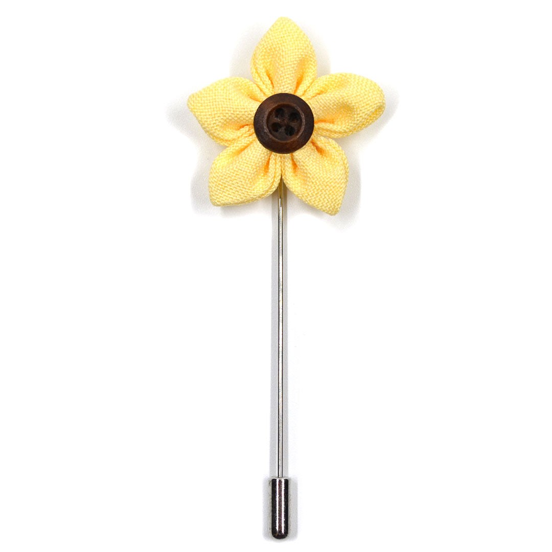 Lapel Pin - Wildflower Lemon