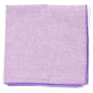 Solid Purple Pocket Square
