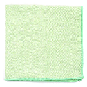 solid green pocket square
