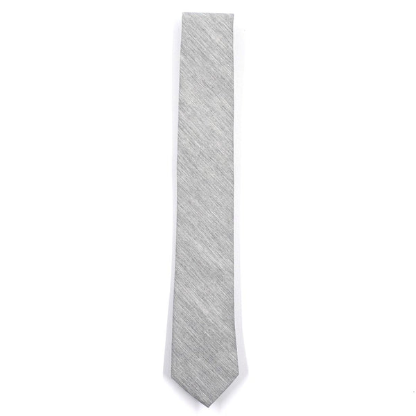 Linen Grey Tie - Art of The Gentleman