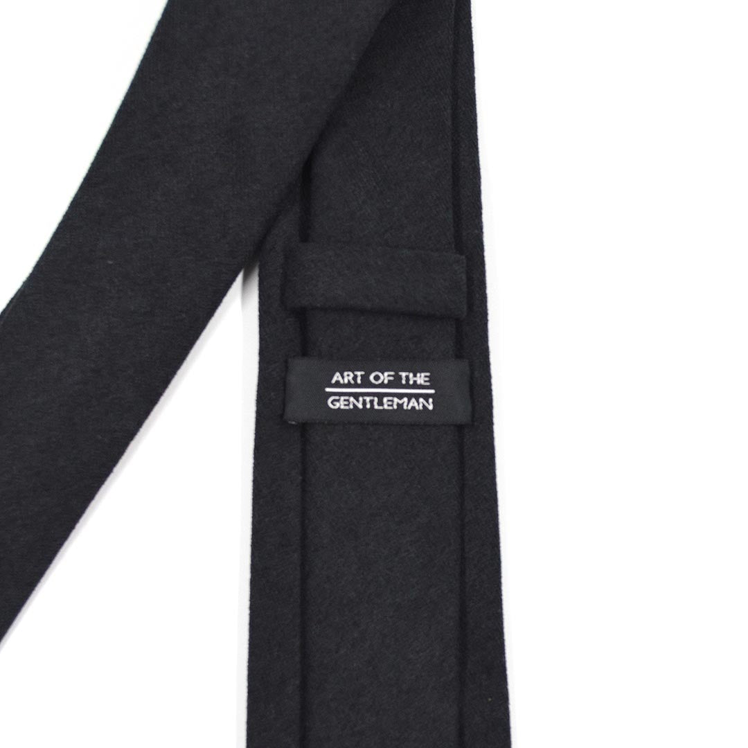 Microsuede Black Tie