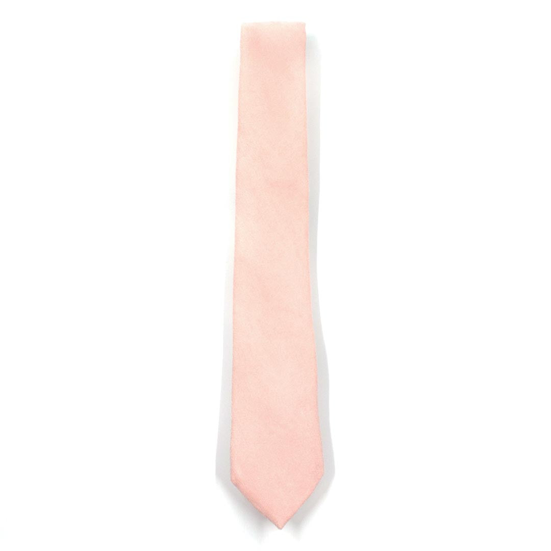 Microsuede Blush Pink Tie