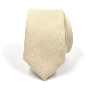 Microsuede Canary Ivory Tie