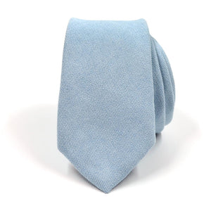 Microsuede Dusty Blue Tie