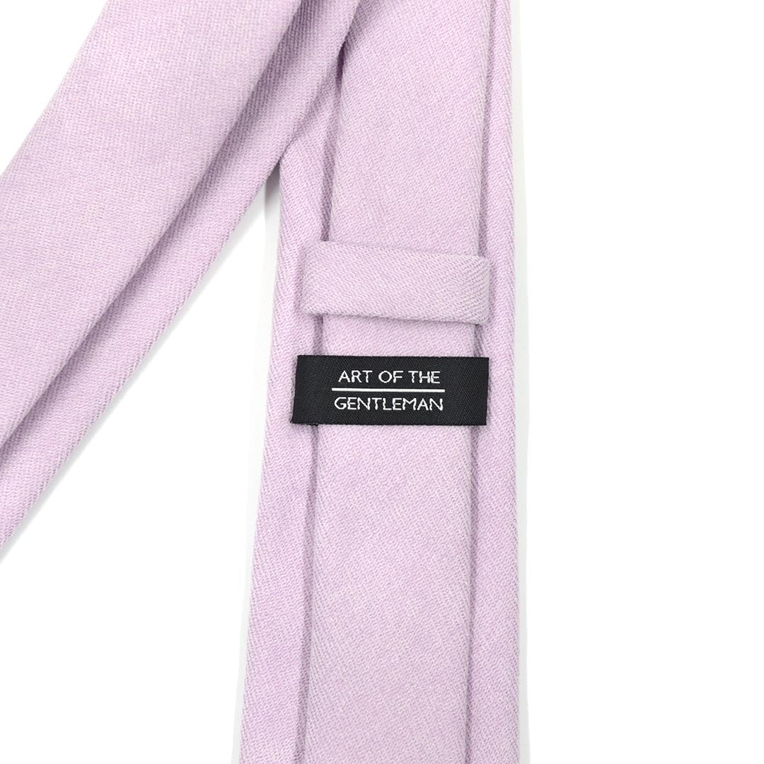 Microsuede Lavender Tie