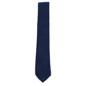 Microsuede Navy Tie