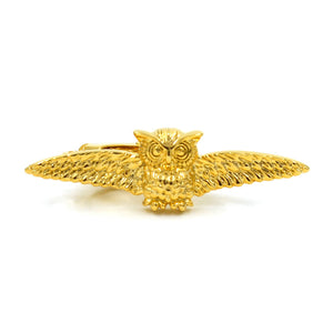 Owl Gold Tie Bar