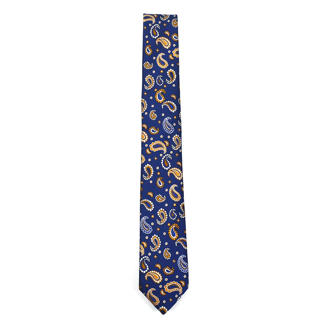 Paisley Crest Sapphire Tie - Art of The Gentleman