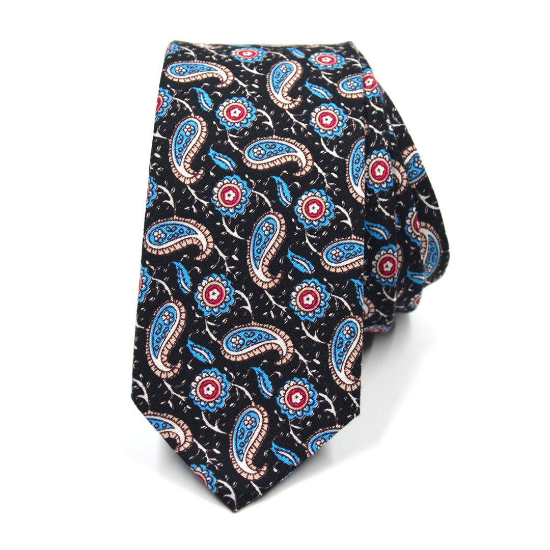 Paisley Medallion Midnight Tie