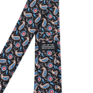 Paisley Medallion Midnight Tie