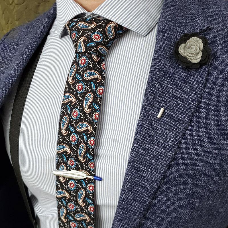 Paisley Medallion Midnight Tie