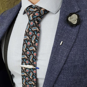 Paisley Medallion Midnight Tie