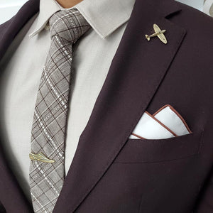 Lapel Pin - Bronze Plane