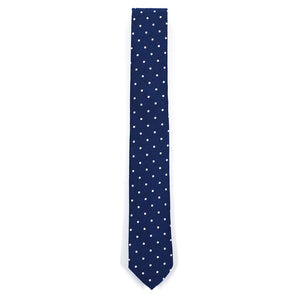 Polka Dot Ocean Blue Tie