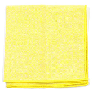 Solid Yellow Pocket Square