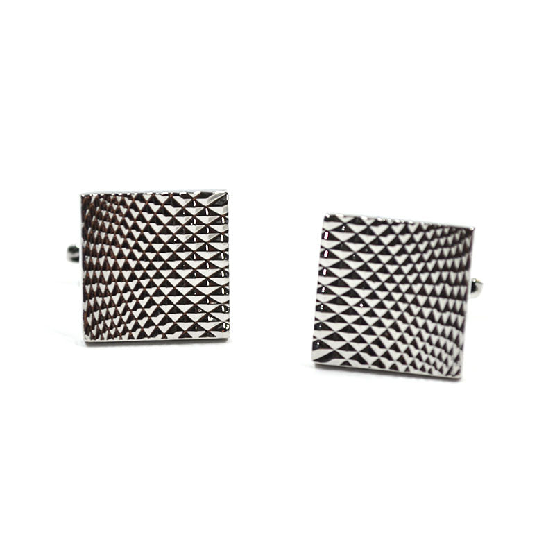 Silver Block Cufflinks