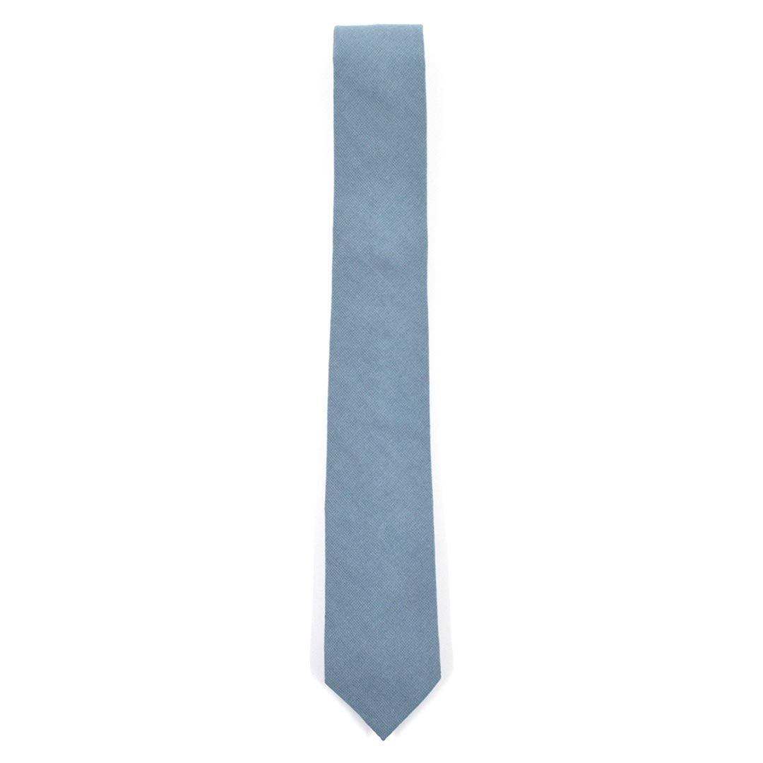 Solid Dusty Blue Tie