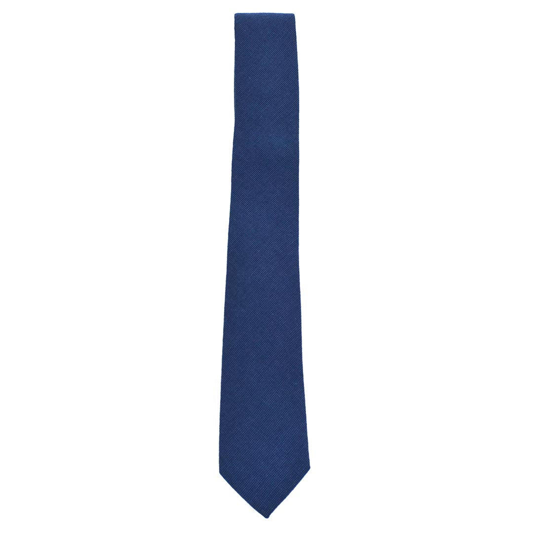 Solid Marine Navy Tie