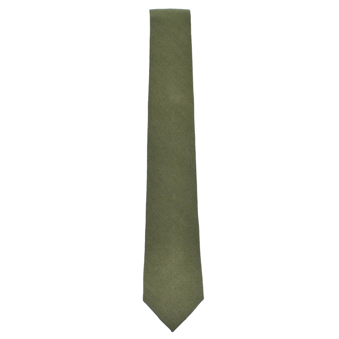Solid Olive Tie