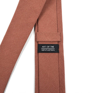 Solid Rust Tie Set