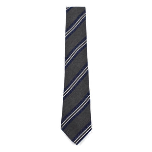 Striped Downtown Grey Tie