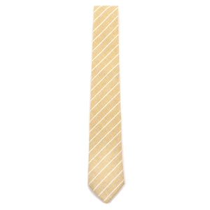 Striped Linen Canary Tie Set