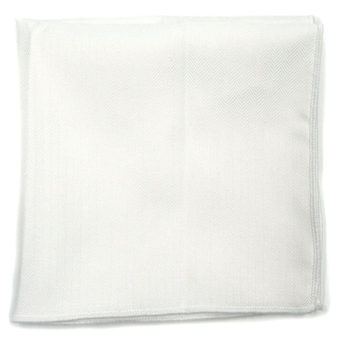 Essential White Linen Pocket Square by Proper Cloth